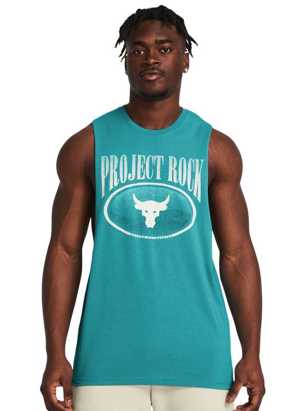The rock sleeveless shirt outlet
