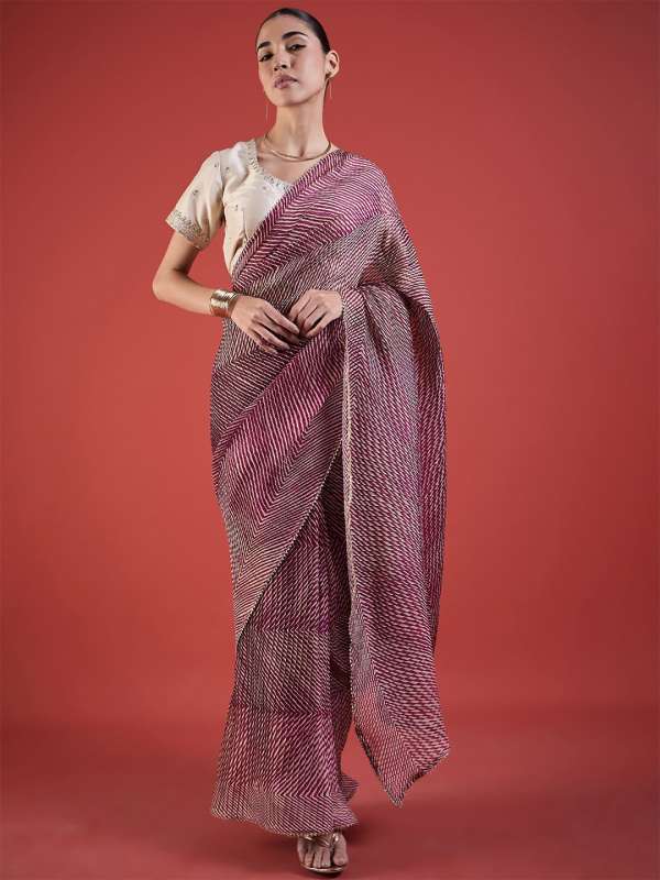 Gota patti saree myntra clearance