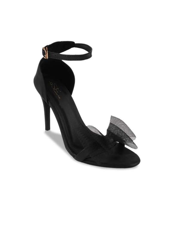 Black Stilettos Buy Trendy Black Stilettos Online in India Myntra
