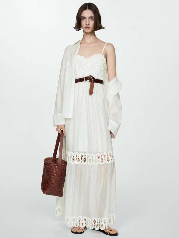 Mango White Dresses Buy Mango White Dresses online in India