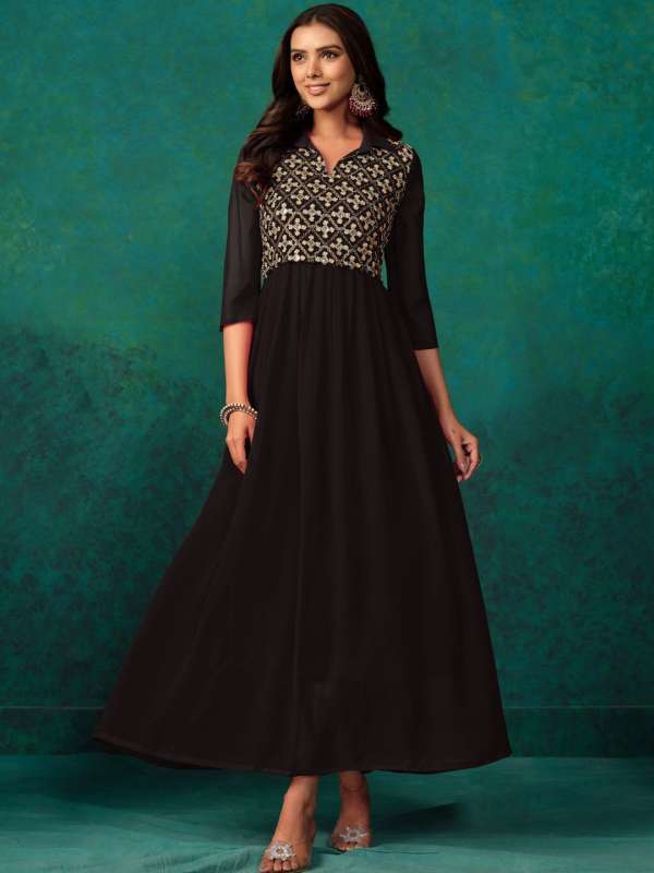 Pattu anarkali dresses online shop