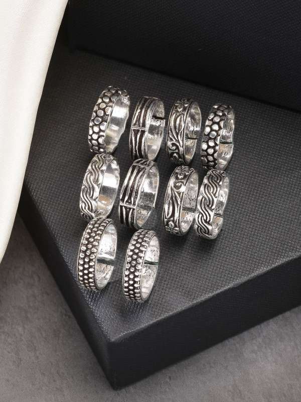 German silver toe rings shop