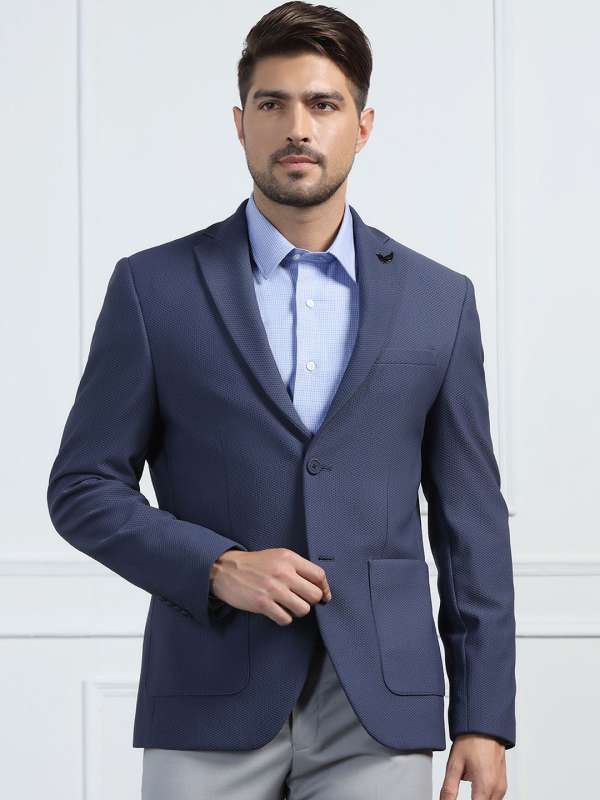 Blackberrys Navy Blue Blazers Buy Blackberrys Navy Blue Blazers online in India