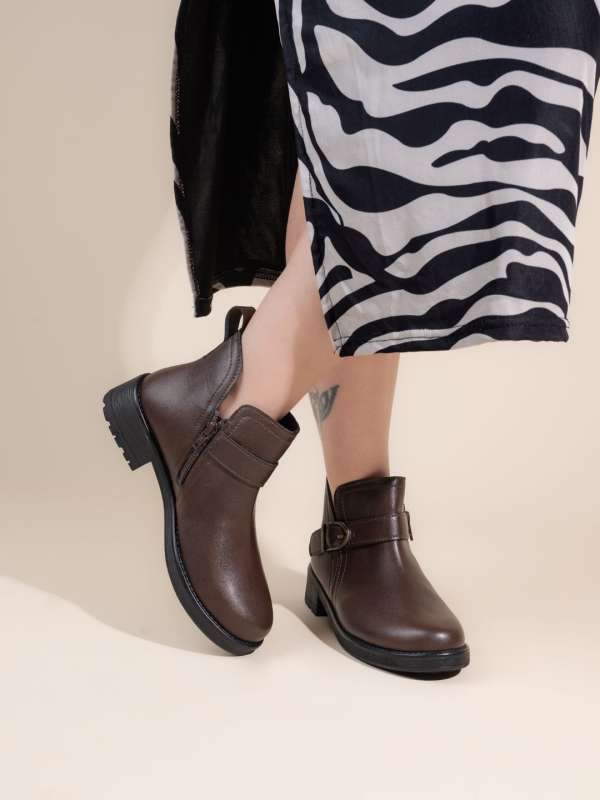 Shop the Latest Collection of Women s Boots Online at Myntra