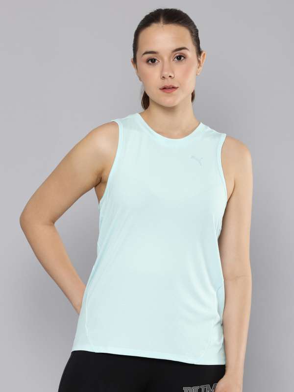 Puma sleeveless t shirt india cheap