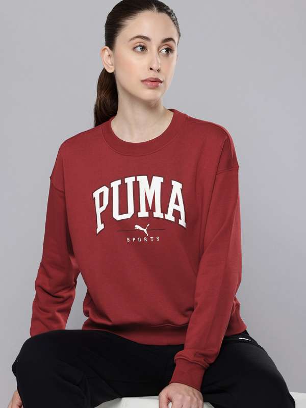 Puma Maroon Sweatshirts Buy Puma Maroon Sweatshirts online in India