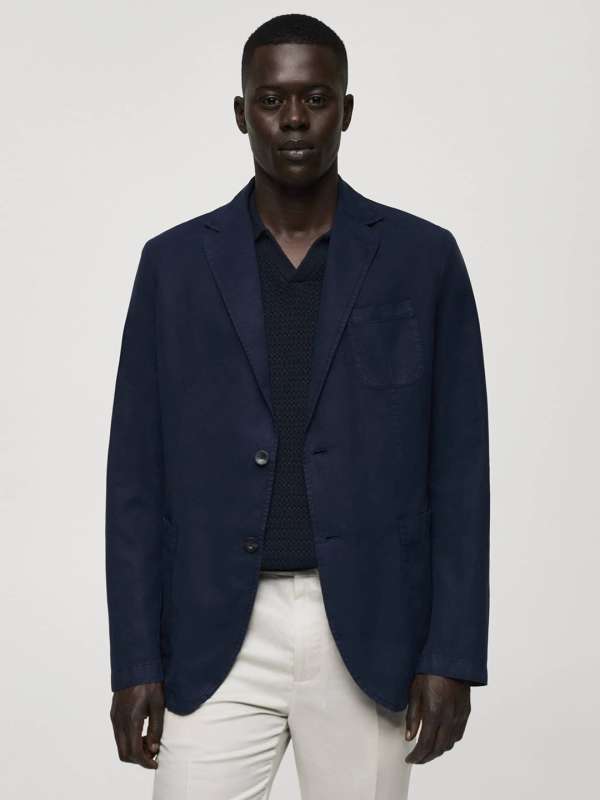 Giovani blue blazer clearance