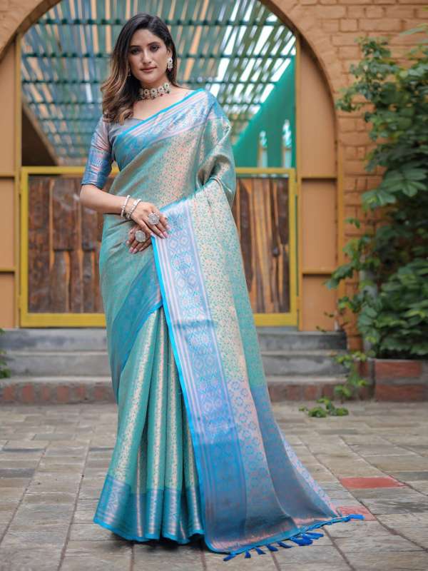 Myntra sarees silk with price hot sale