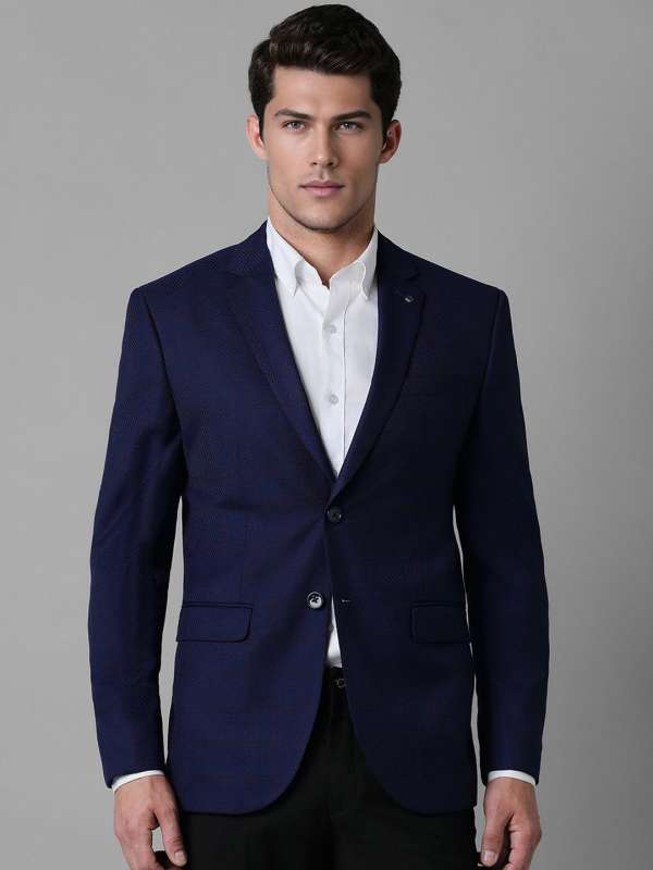Louis philippe check blazer new arrivals