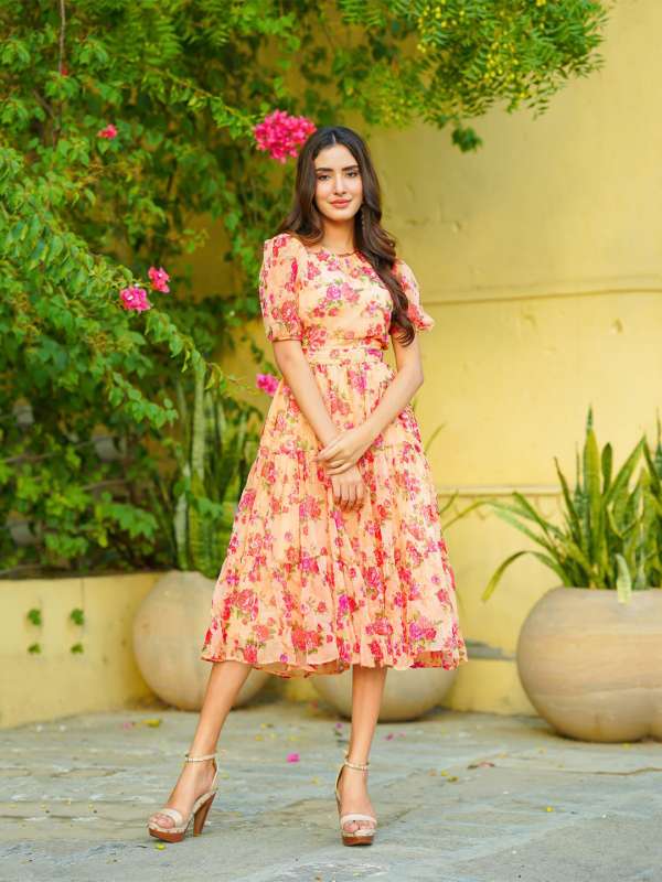 Women Summer Floral Dresses Buy Women Summer Floral Dresses online in India