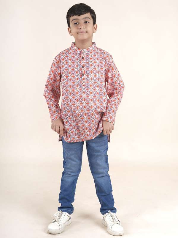 Boys jeans kurta clearance