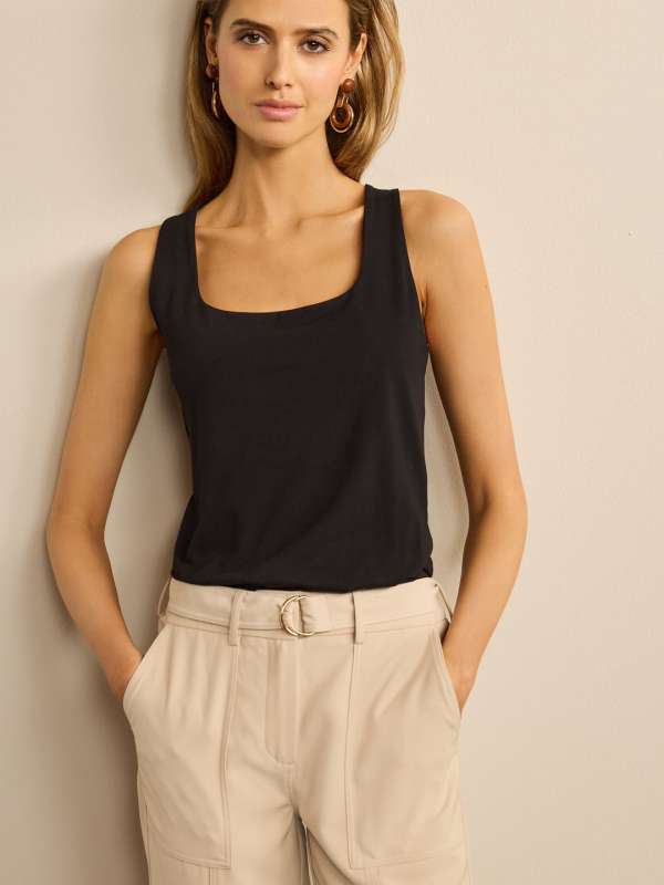 Buy NEXT Square Neck Sleeveless Inner Vest Innerwear Vests for Women 30284389 Myntra