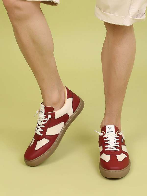 Maroon Colour Casual Shoes Buy Maroon Colour Casual Shoes online in India