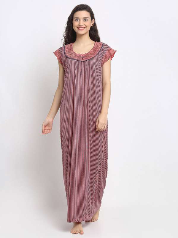 Hosiery Nighty Gown Buy Hosiery Nighty Gown online in India