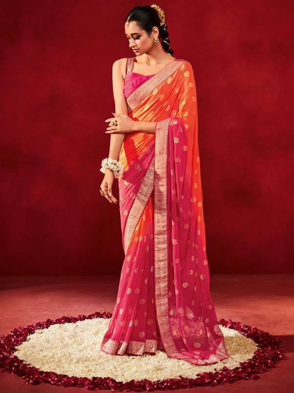Georgette sarees party wear hotsell