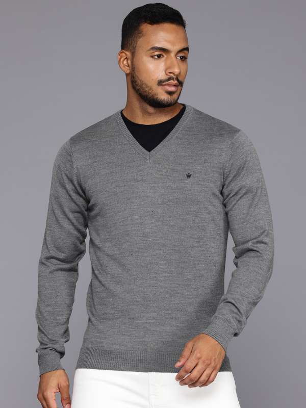 Grey men sweater outlet