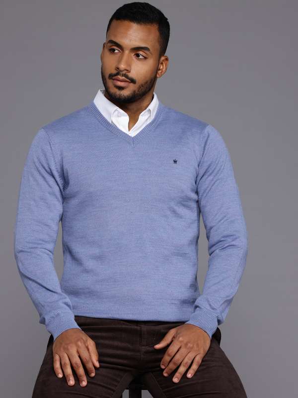 Gents v neck sweaters shop