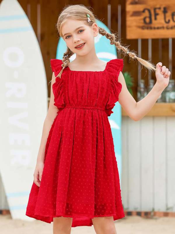 Red casual dresses on sale