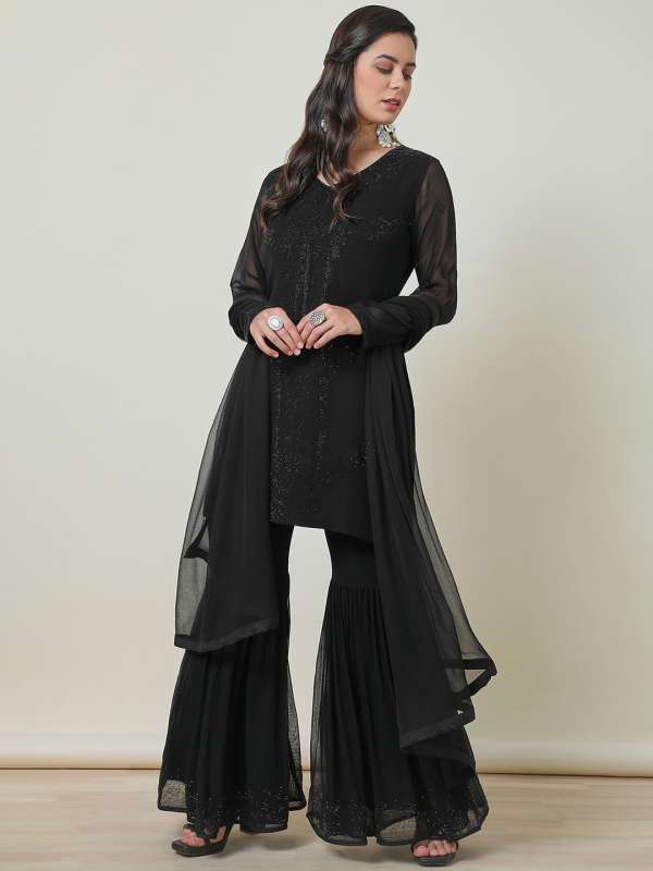 Sharara suits on myntra deals