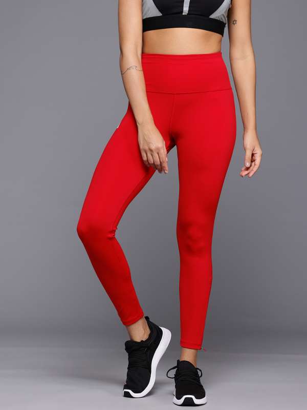 Adidas red leggings and crop top clearance
