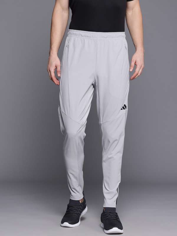 Light grey adidas track pants store