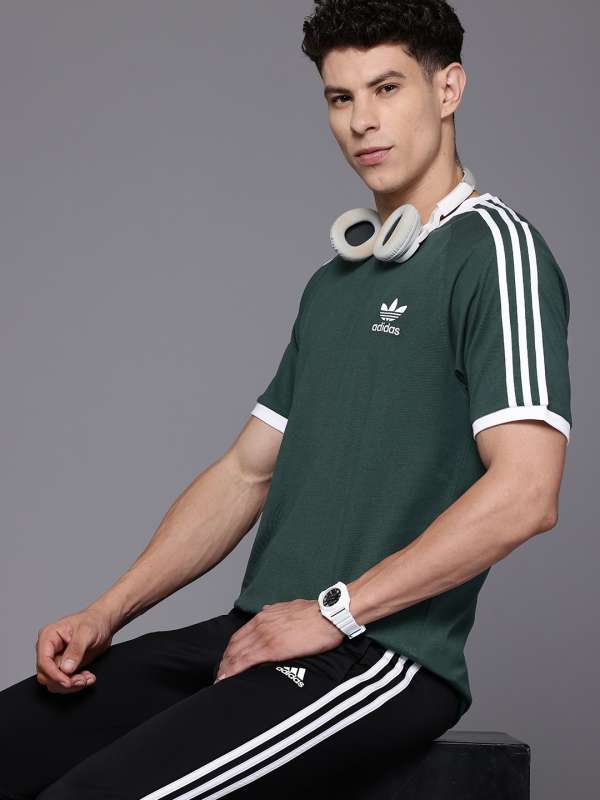 Green adidas t shirt dress deals