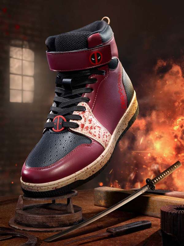 Maroon high top sneakers cheap