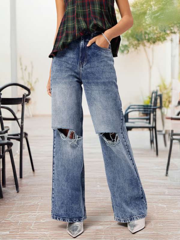 Ripped Jeans Leggings Buy Ripped Jeans Leggings online in India