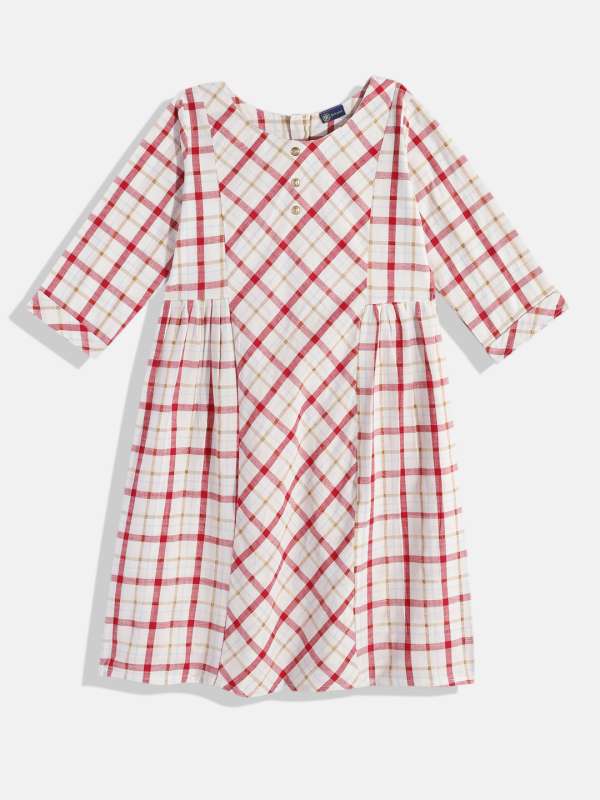 Cotton check kurtis store