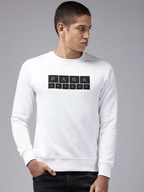 Park avenue white sweatshirt new arrivals