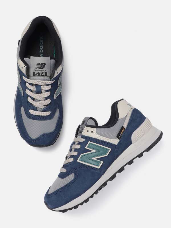 New balance 574 dark navy with married blue on sale