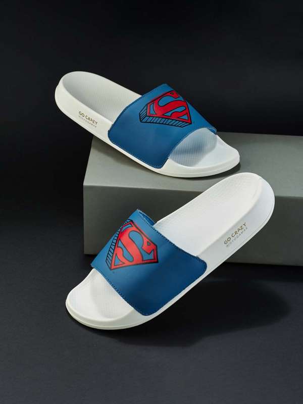 Superman flip flops shop