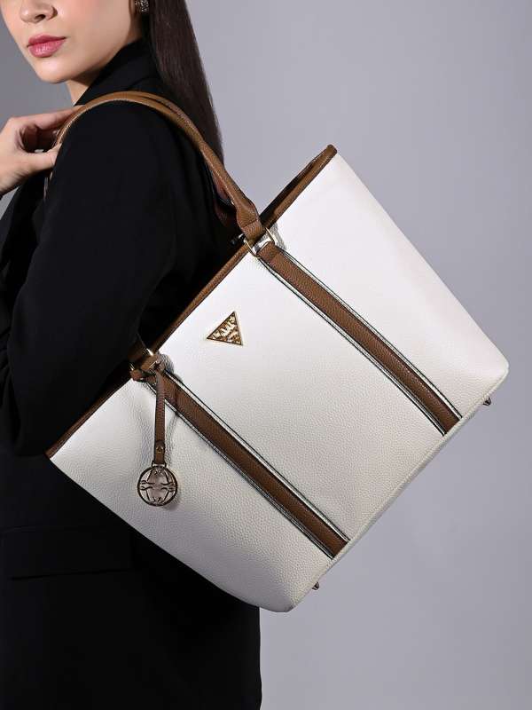 Striped handbags online cheap