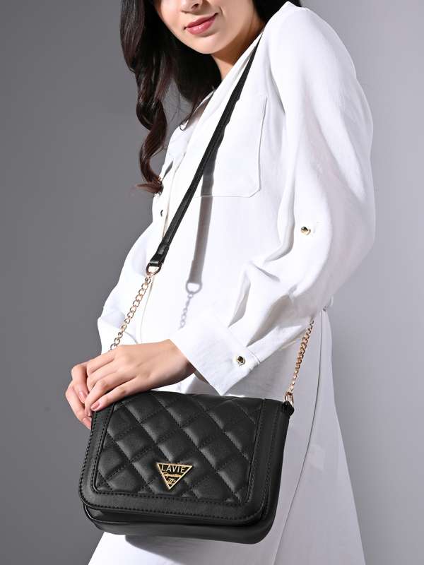 Lavie Black Textured Sling Bag 6661271.htm Buy Lavie Black Textured Sling Bag 6661271.htm online in India