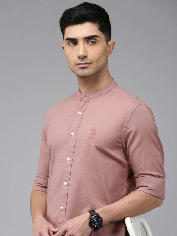 Us polo t shirts pink colour deals