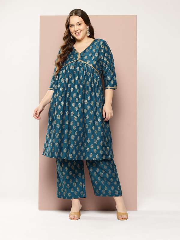 Plus size churidar online deals