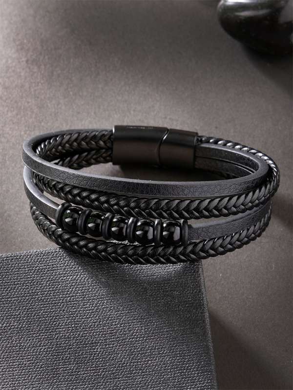 Leather Bracelets Buy Leather Bracelets online in India
