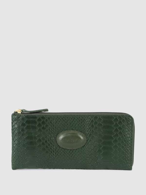 Hidesign green wallet store