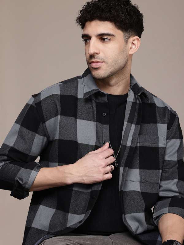 Koovs Buffalo Check Woven Shirt Buy Koovs Buffalo Check Woven Shirt online in India