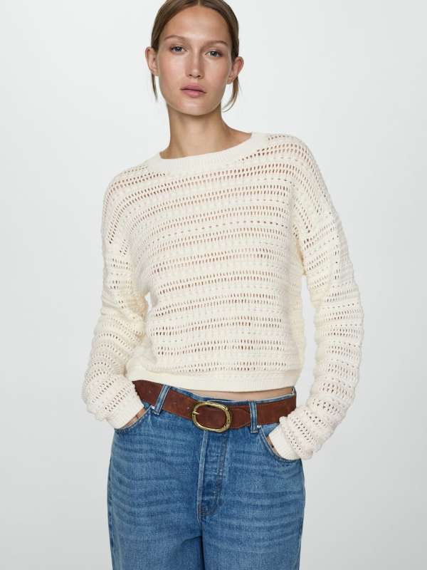 Mango striped sweater outlet