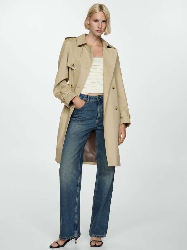 Cherry Crumble California Mustard Yellow Printed Longline Coat 7651689.htm Buy Cherry Crumble California Mustard Yellow Printed Longline Coat 7651689.htm online in India