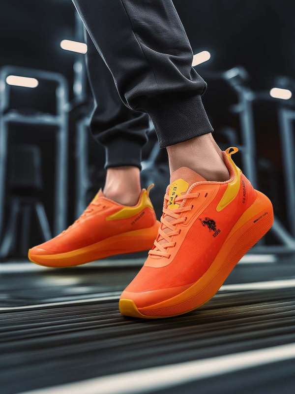 Orange Shoes Metro U.s Polo Denim Buy Orange Shoes Metro U.s Polo Denim online in India