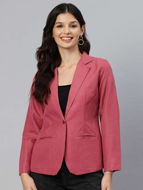 Pink blazer for girls online