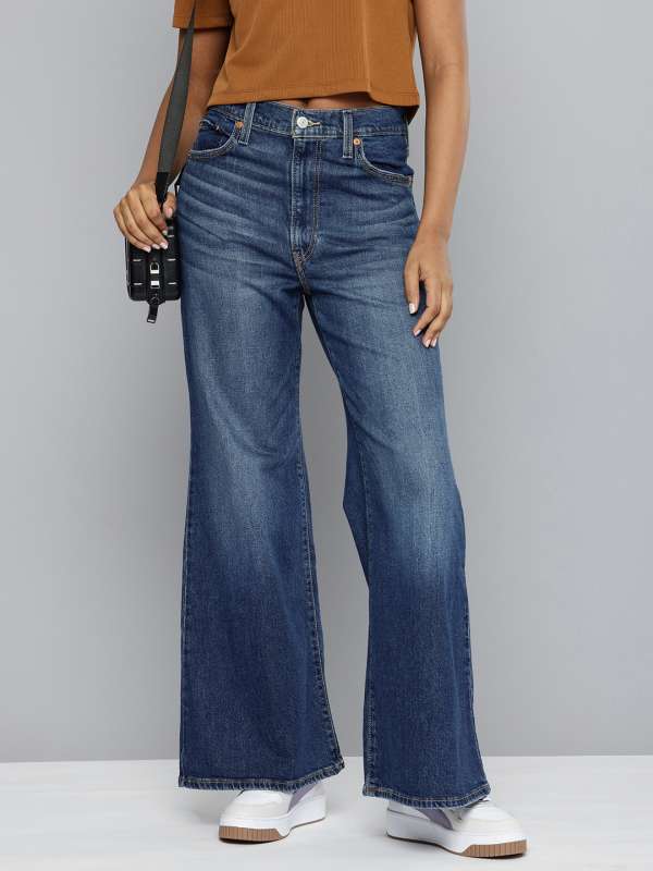 Levis Women Blue Ribcage Split Flare Bootcut High Rise Clean Look Jeans 8780779.htm Buy Levis Women Blue Ribcage Split Flare Bootcut High Rise Clean Look Jeans 8780779.htm online in India