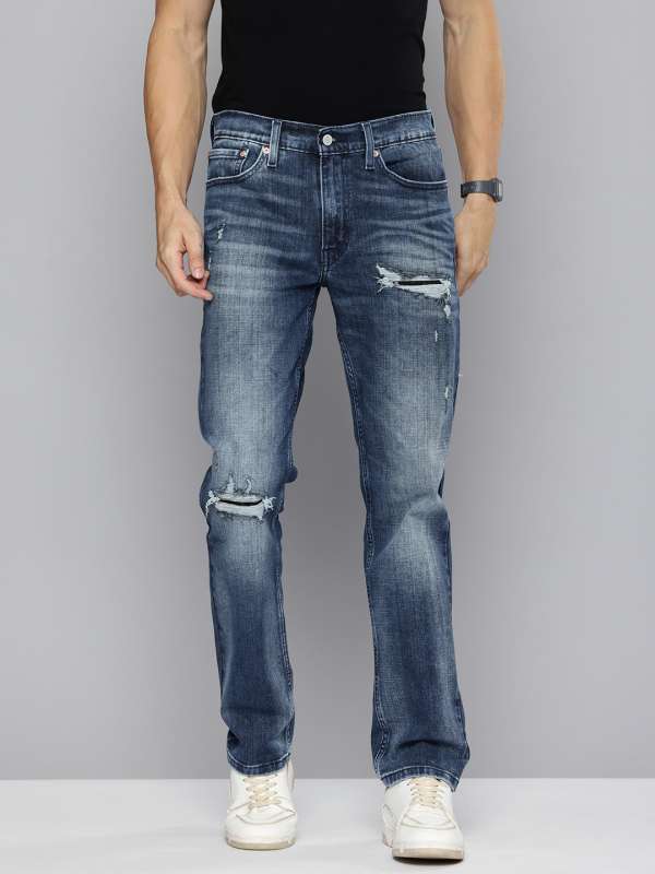 Levi's ripped jeans mens deals