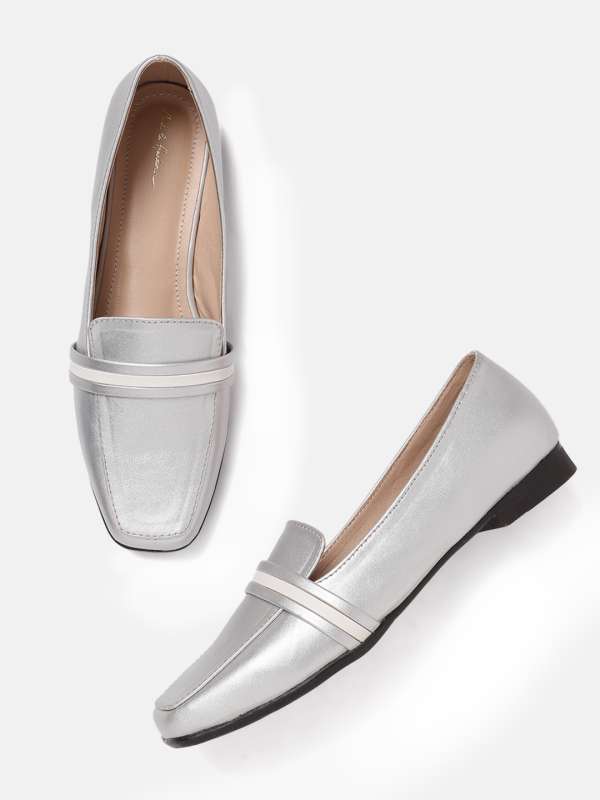 Women Silver Casual Shoes Buy Women Silver Casual Shoes online in India