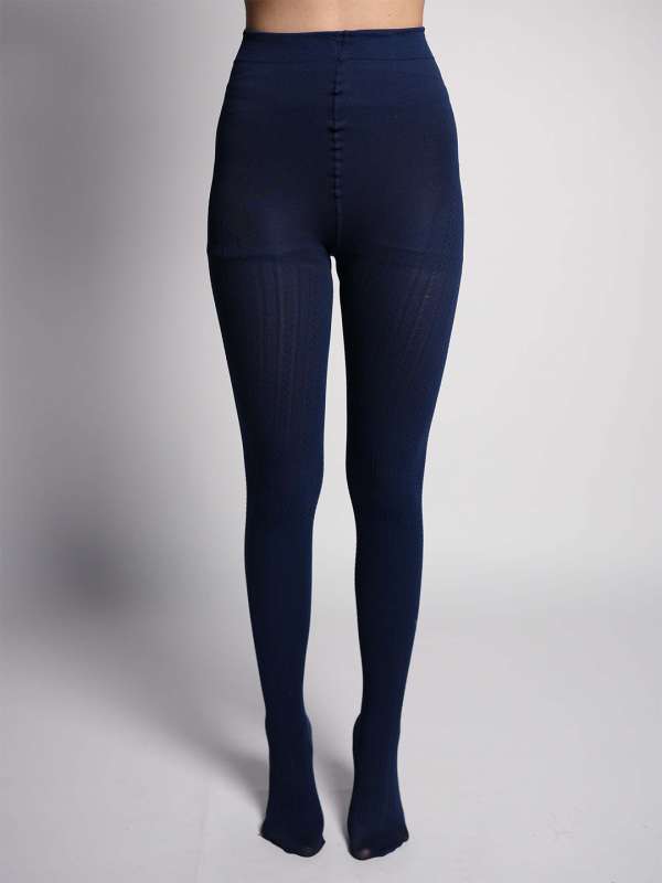 Dark blue pantyhose cheap