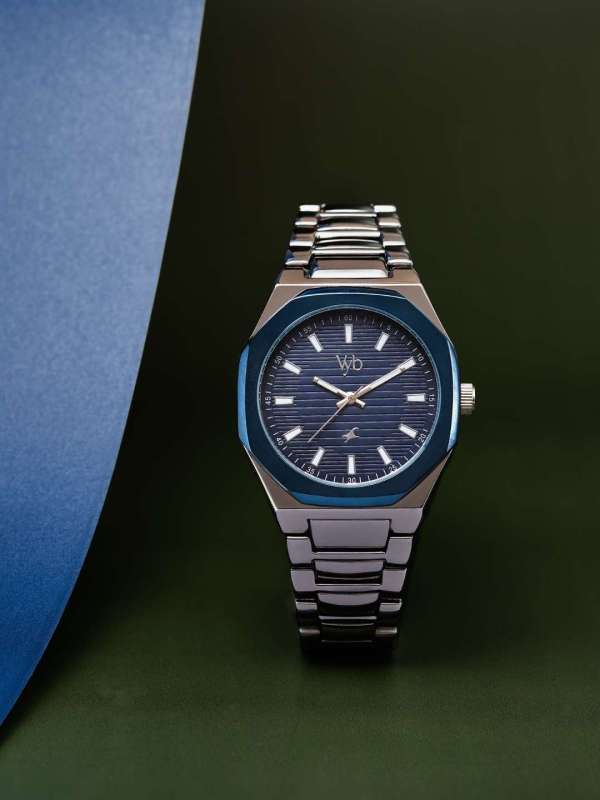 Fastrack blue dial analog watch clearance