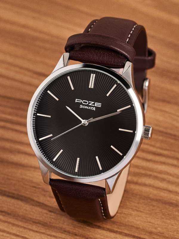 Sonata Black Watches Buy Sonata Black Watches online in India