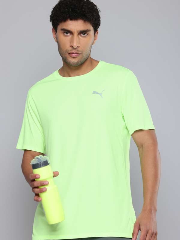 Puma neon green t shirt shop